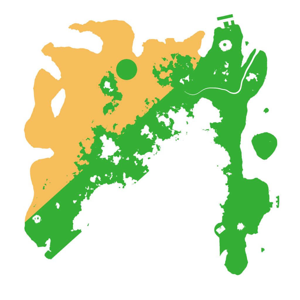 Biome Rust Map: Procedural Map, Size: 3800, Seed: 971775