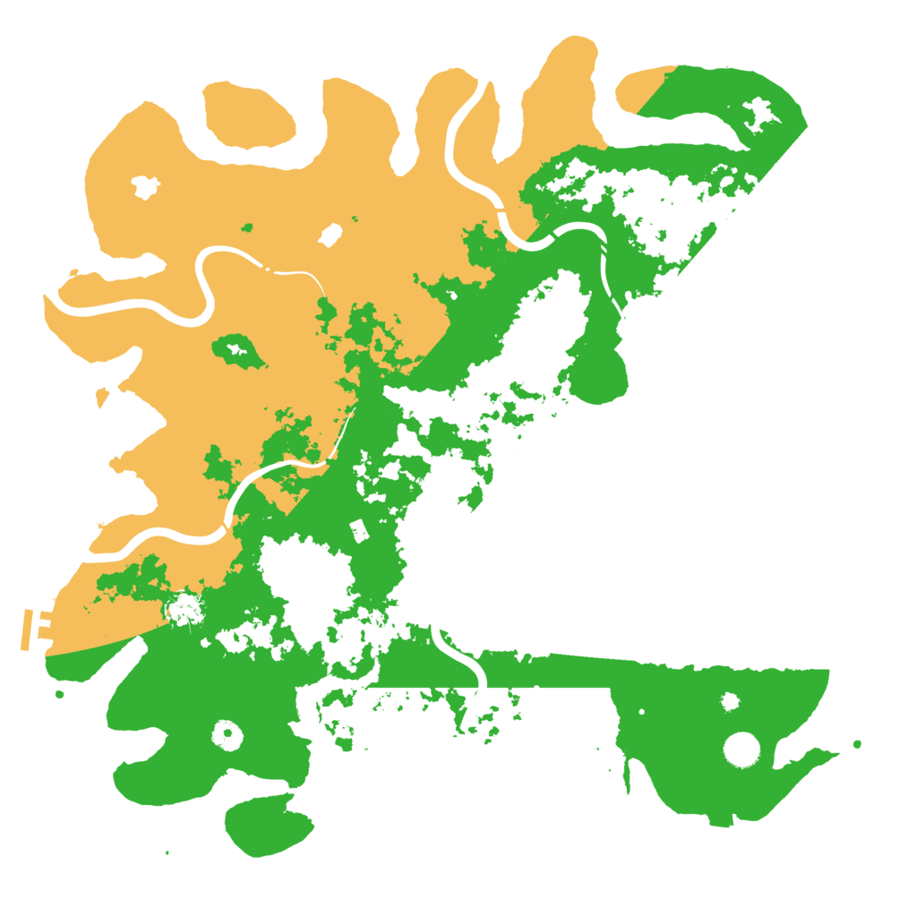 Biome Rust Map: Procedural Map, Size: 4500, Seed: 1526480364