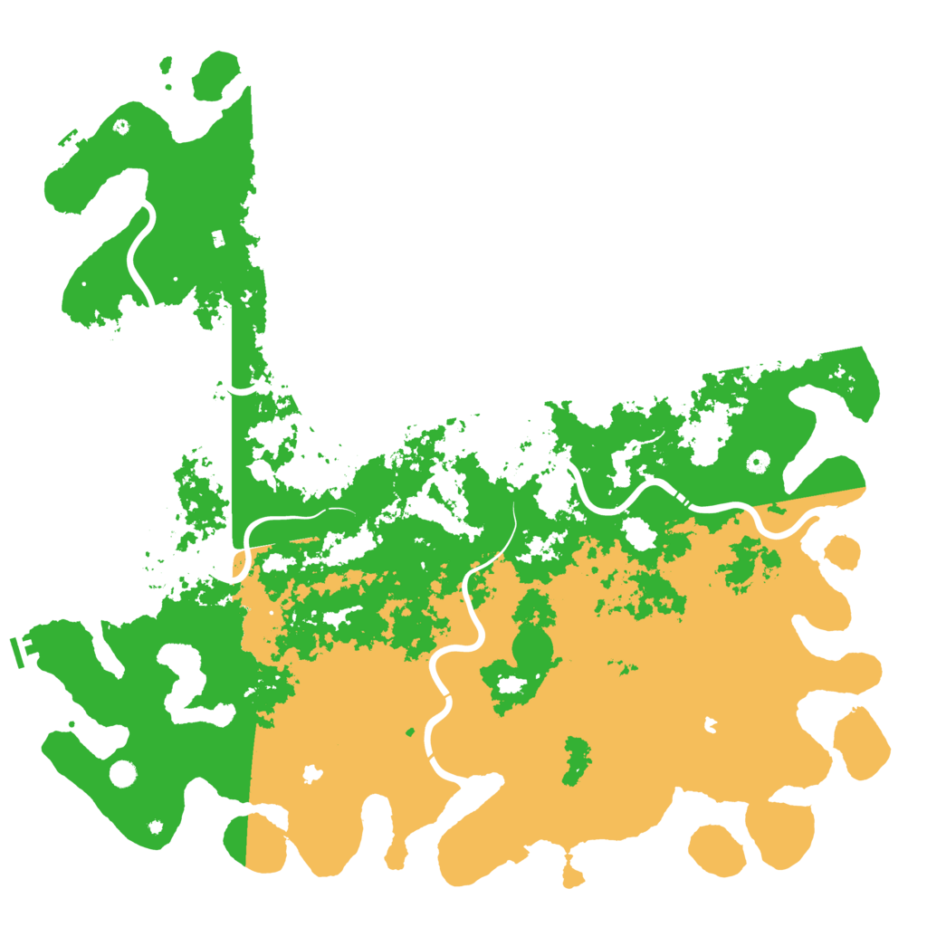 Biome Rust Map: Procedural Map, Size: 6000, Seed: 788497098