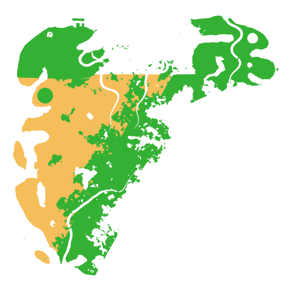 Biome Rust Map: Procedural Map, Size: 5000, Seed: 67384332