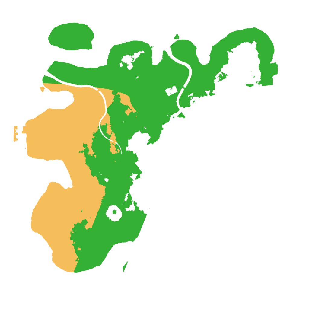 Biome Rust Map: Procedural Map, Size: 3000, Seed: 2445559