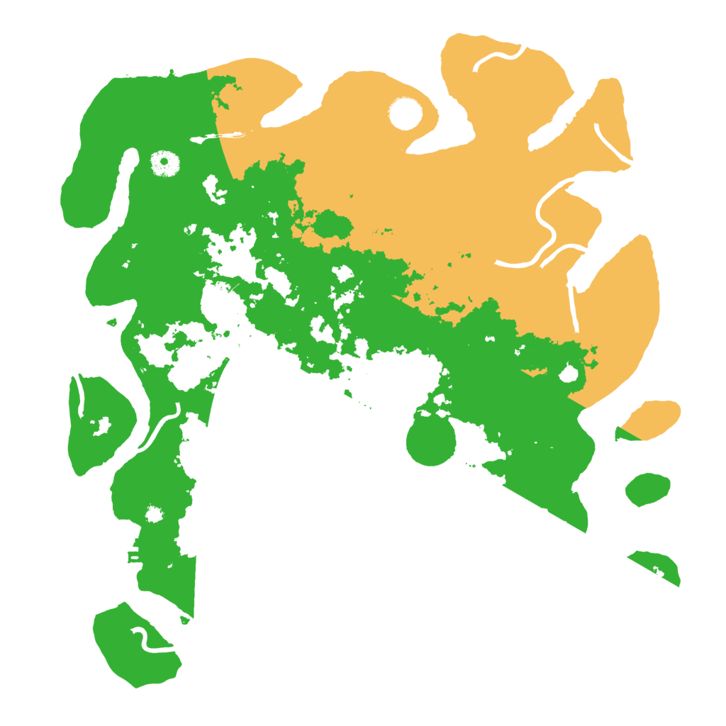 Biome Rust Map: Procedural Map, Size: 3900, Seed: 531954