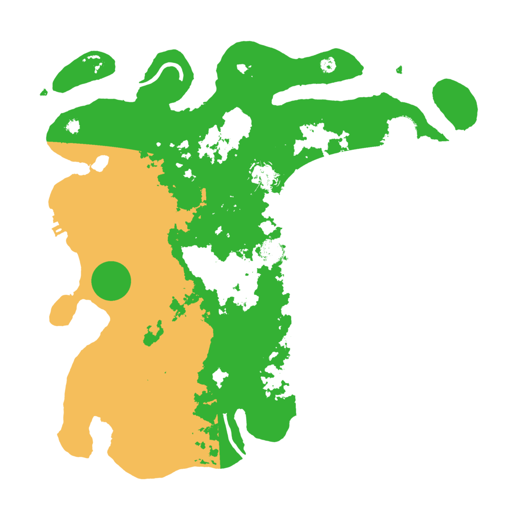Biome Rust Map: Procedural Map, Size: 3500, Seed: 1074306306