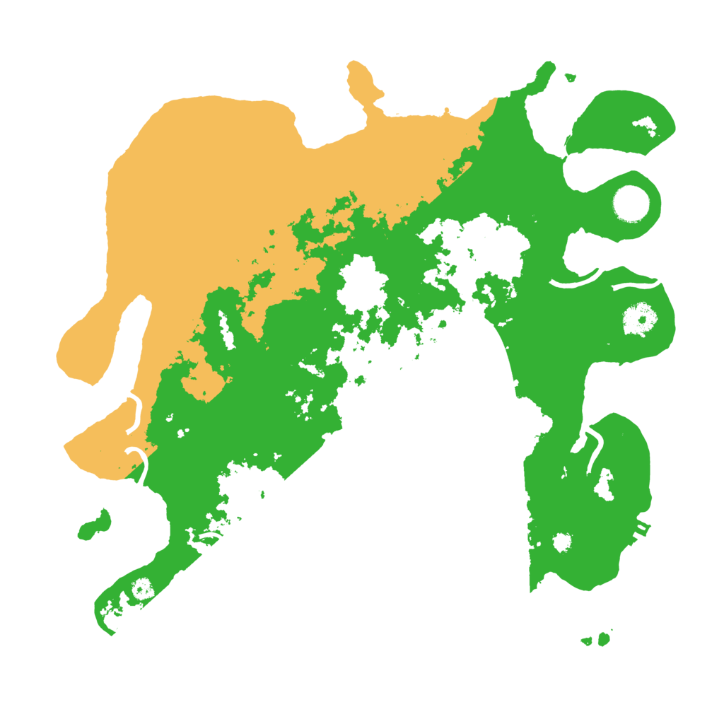 Biome Rust Map: Procedural Map, Size: 3500, Seed: 732353254