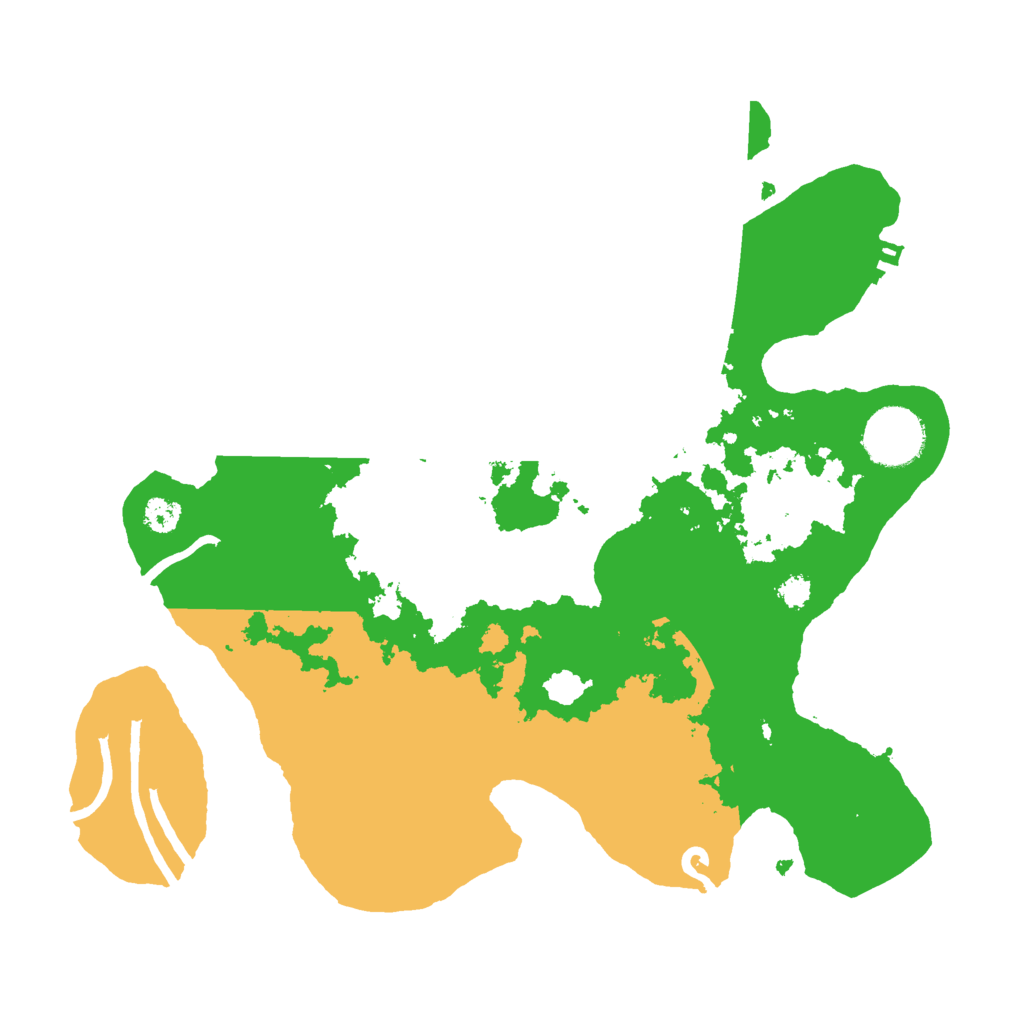 Biome Rust Map: Procedural Map, Size: 3000, Seed: 93007182