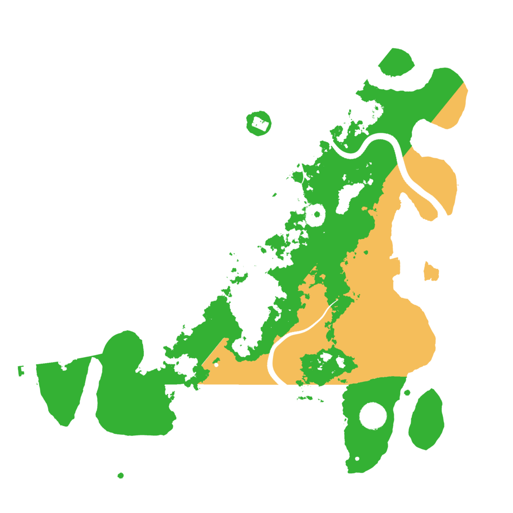 Biome Rust Map: Procedural Map, Size: 3500, Seed: 189000954