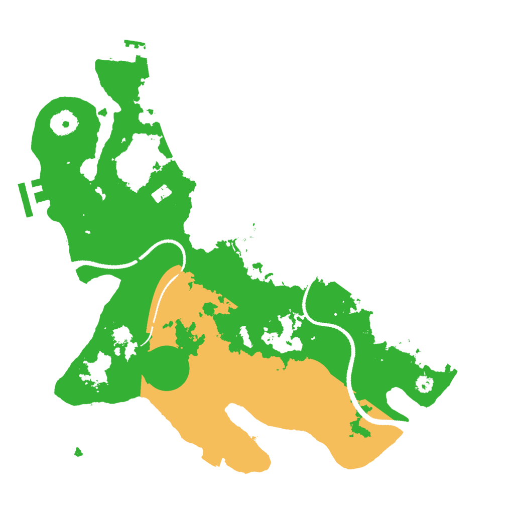 Biome Rust Map: Procedural Map, Size: 3000, Seed: 1269759835