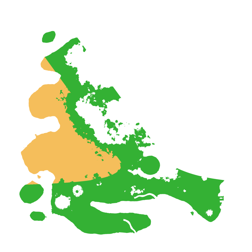 Biome Rust Map: Procedural Map, Size: 3500, Seed: 391479938