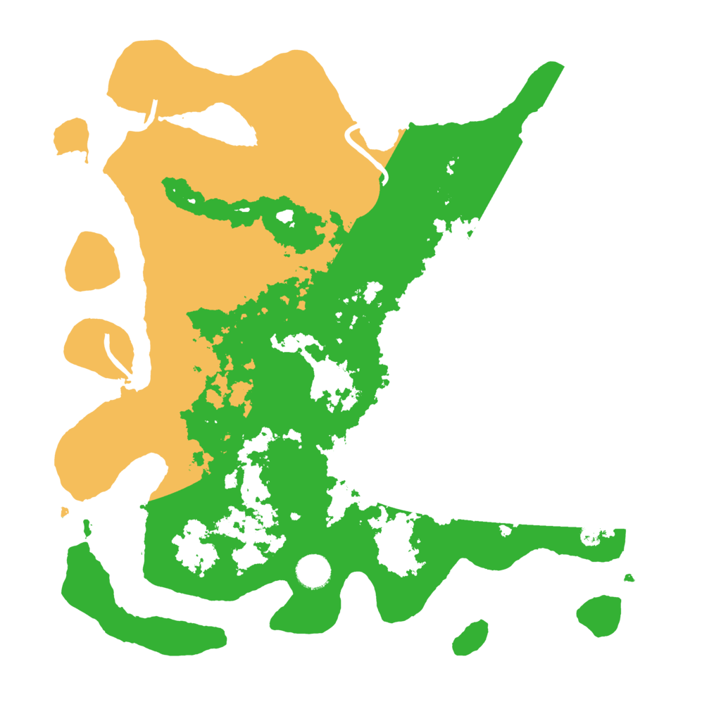 Biome Rust Map: Procedural Map, Size: 3700, Seed: 658698701
