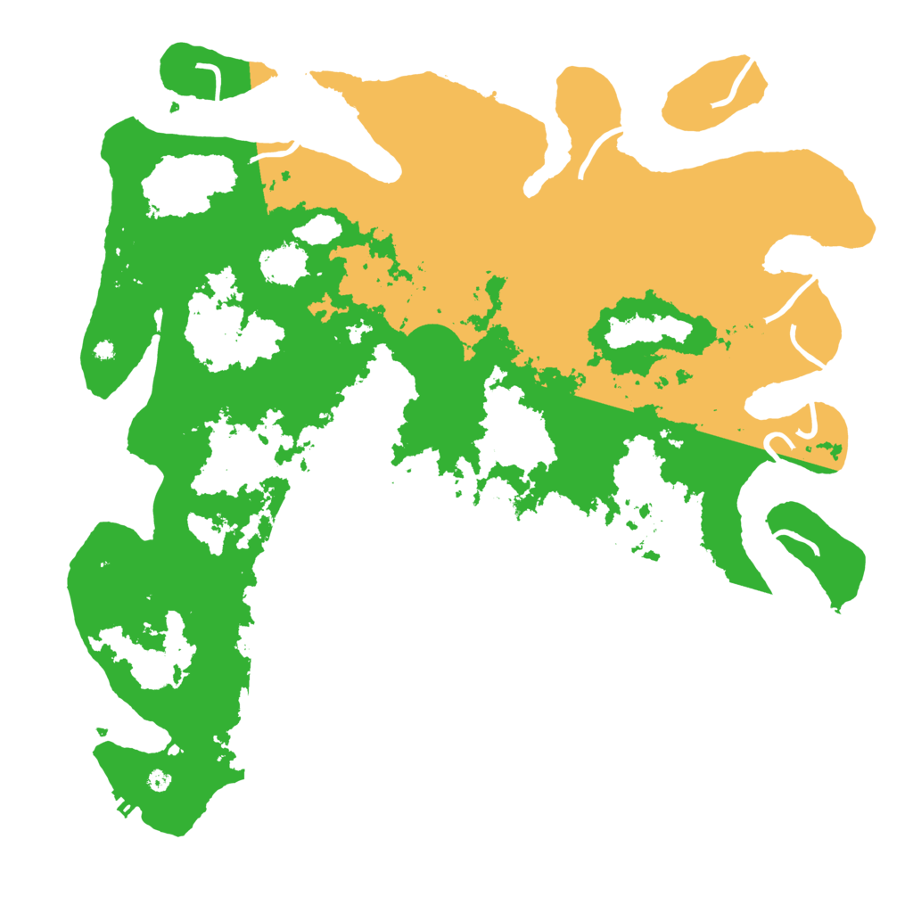 Biome Rust Map: Procedural Map, Size: 4250, Seed: 208