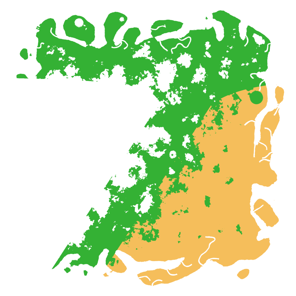 Biome Rust Map: Procedural Map, Size: 6000, Seed: 585717092