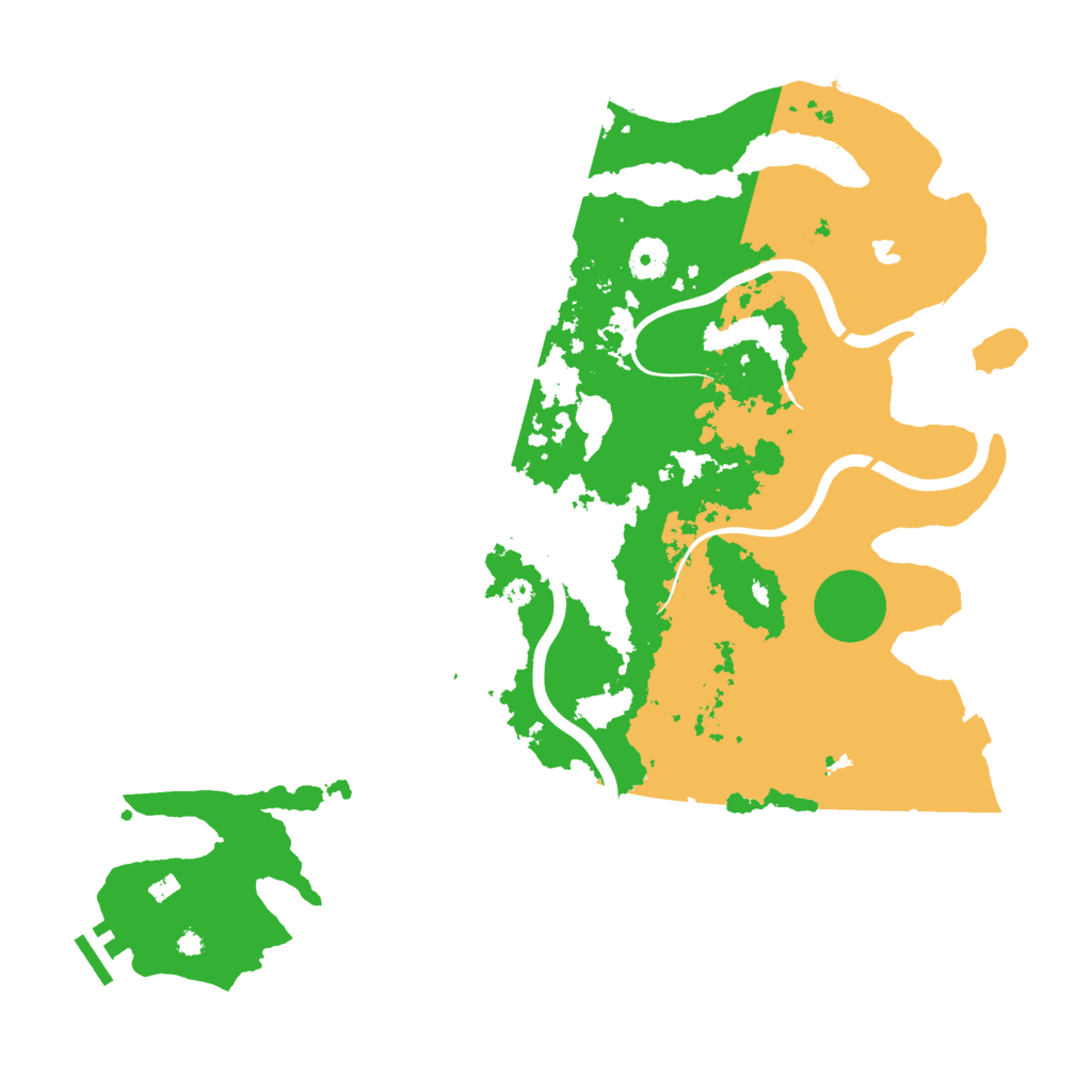 Biome Rust Map: Procedural Map, Size: 4000, Seed: 1356368503