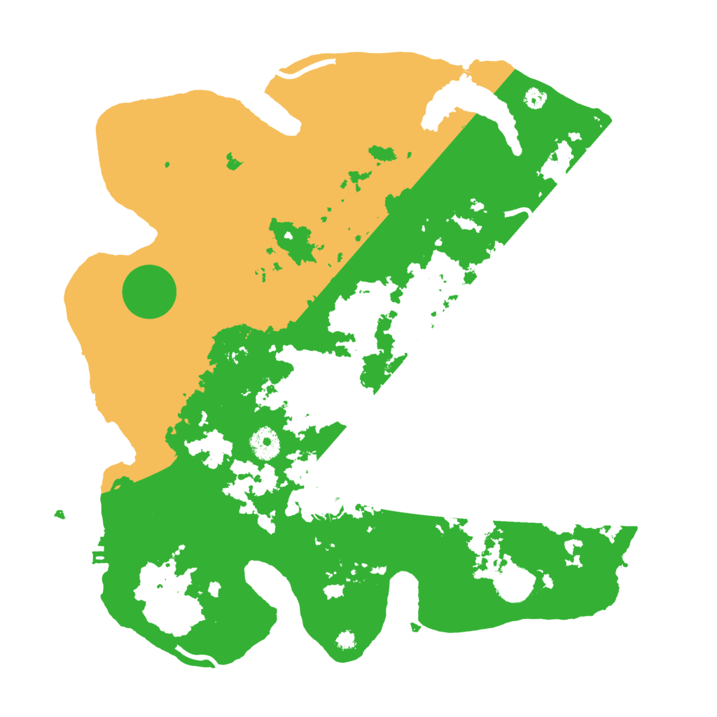 Biome Rust Map: Procedural Map, Size: 3500, Seed: 1352155046