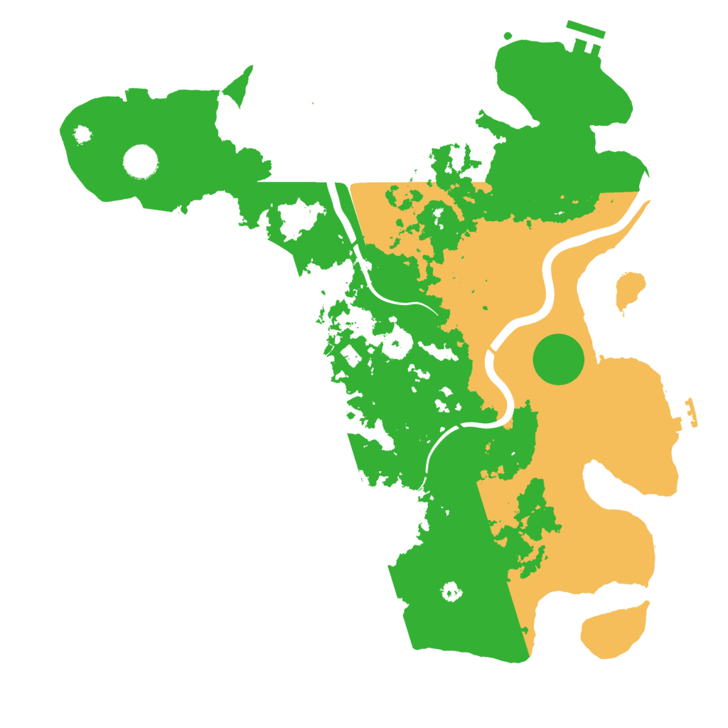 Biome Rust Map: Procedural Map, Size: 3750, Seed: 1169341104