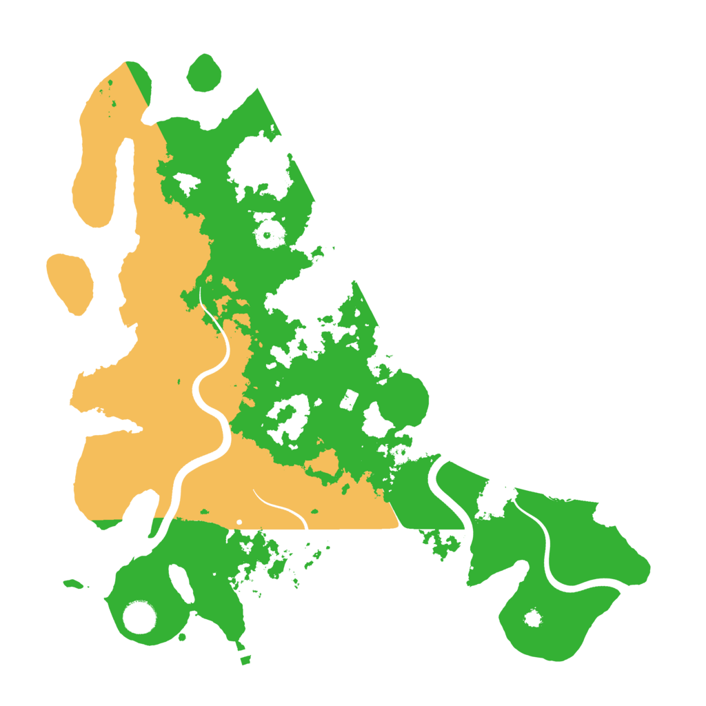 Biome Rust Map: Procedural Map, Size: 3750, Seed: 1961909657