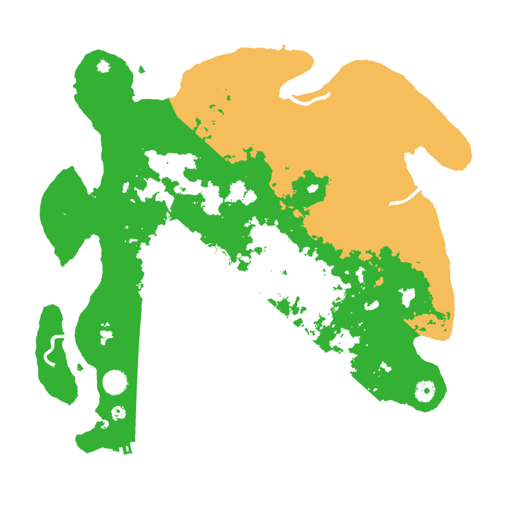 Biome Rust Map: Procedural Map, Size: 3600, Seed: 25876279