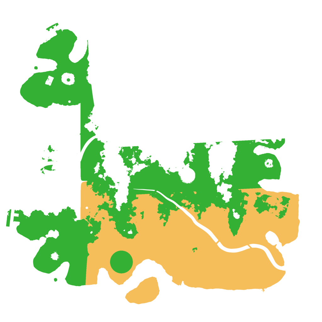 Biome Rust Map: Procedural Map, Size: 3750, Seed: 96369064