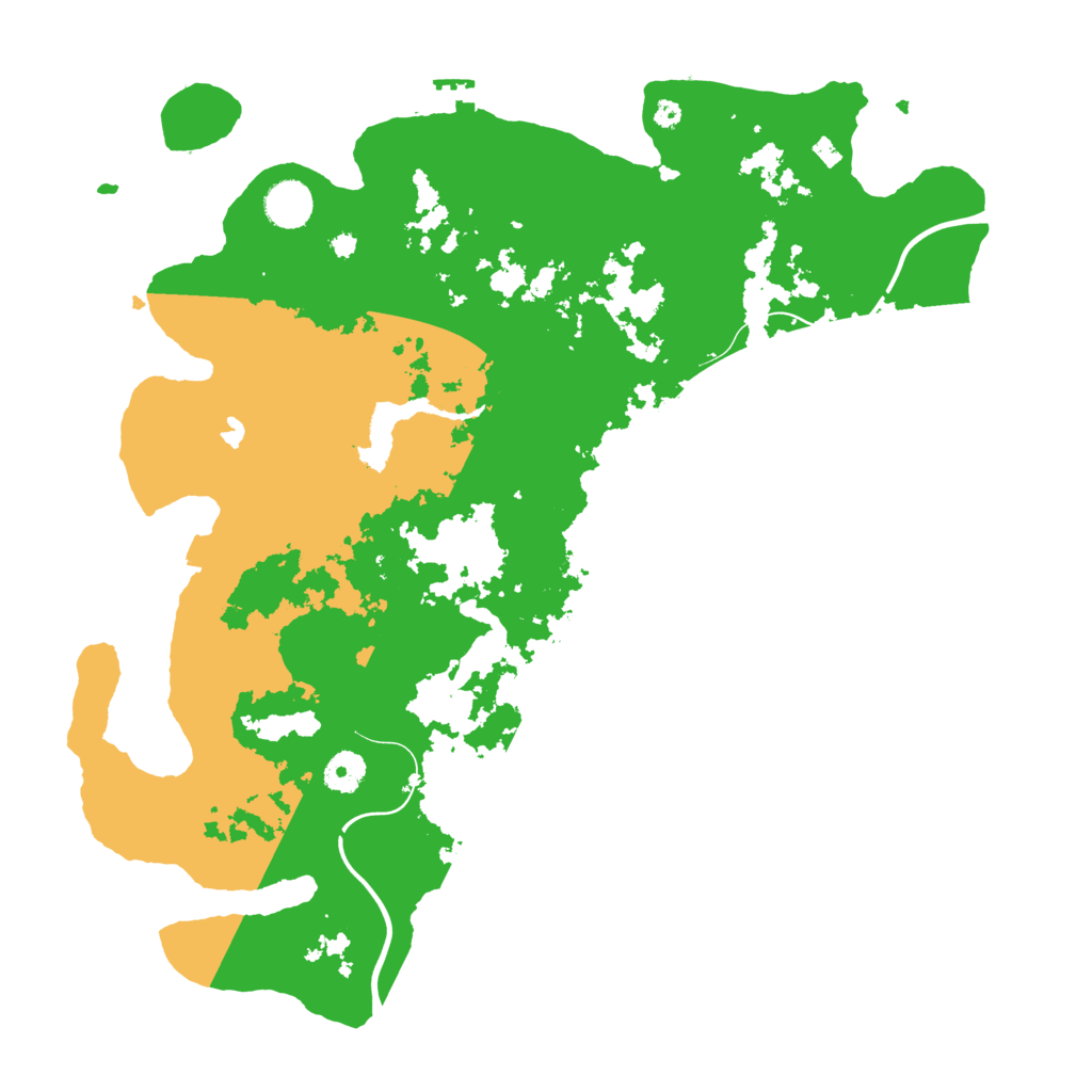 Biome Rust Map: Procedural Map, Size: 4000, Seed: 218621569