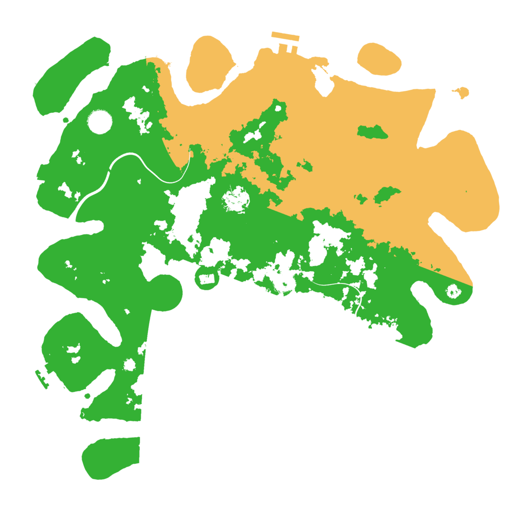 Biome Rust Map: Procedural Map, Size: 3800, Seed: 1585528141