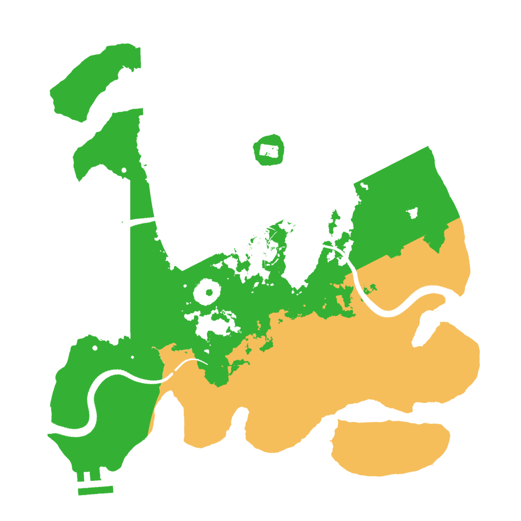 Biome Rust Map: Procedural Map, Size: 3000, Seed: 161935409