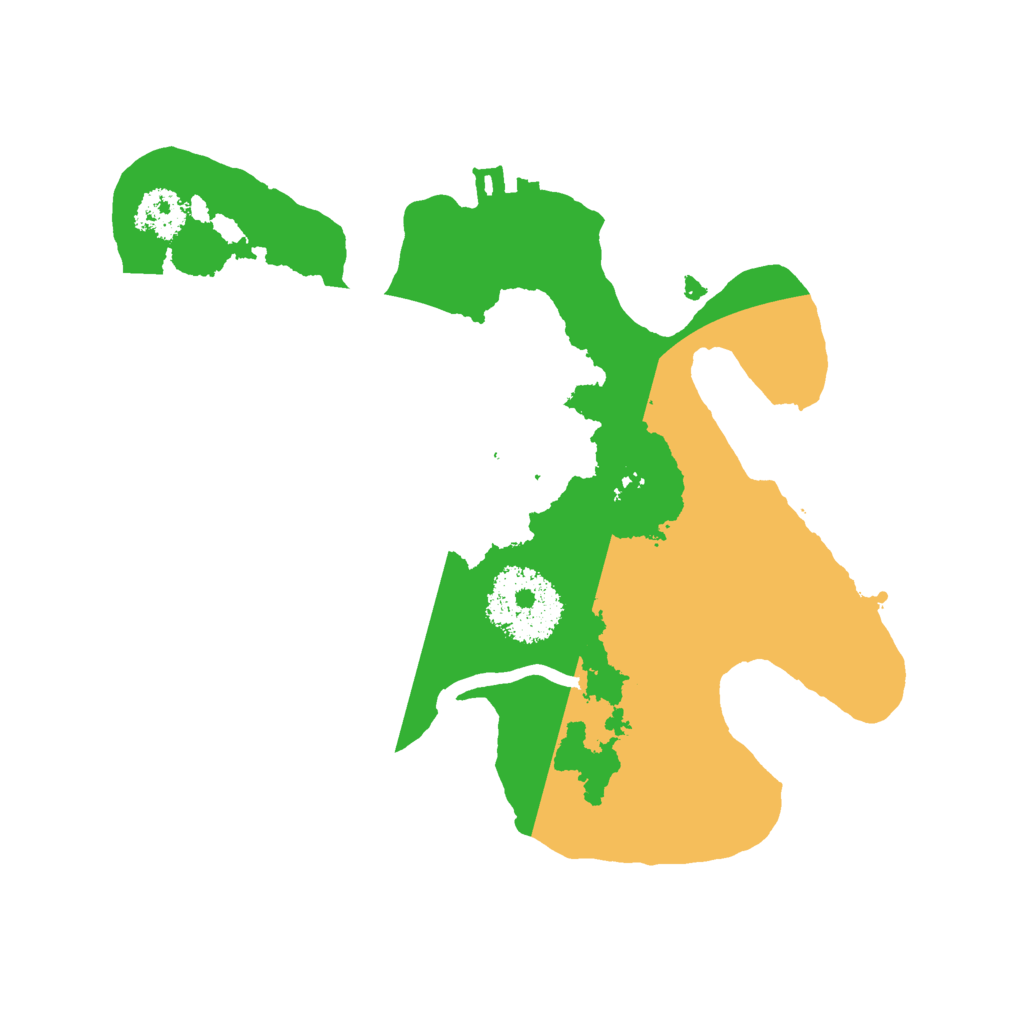 Biome Rust Map: Procedural Map, Size: 2100, Seed: 4000