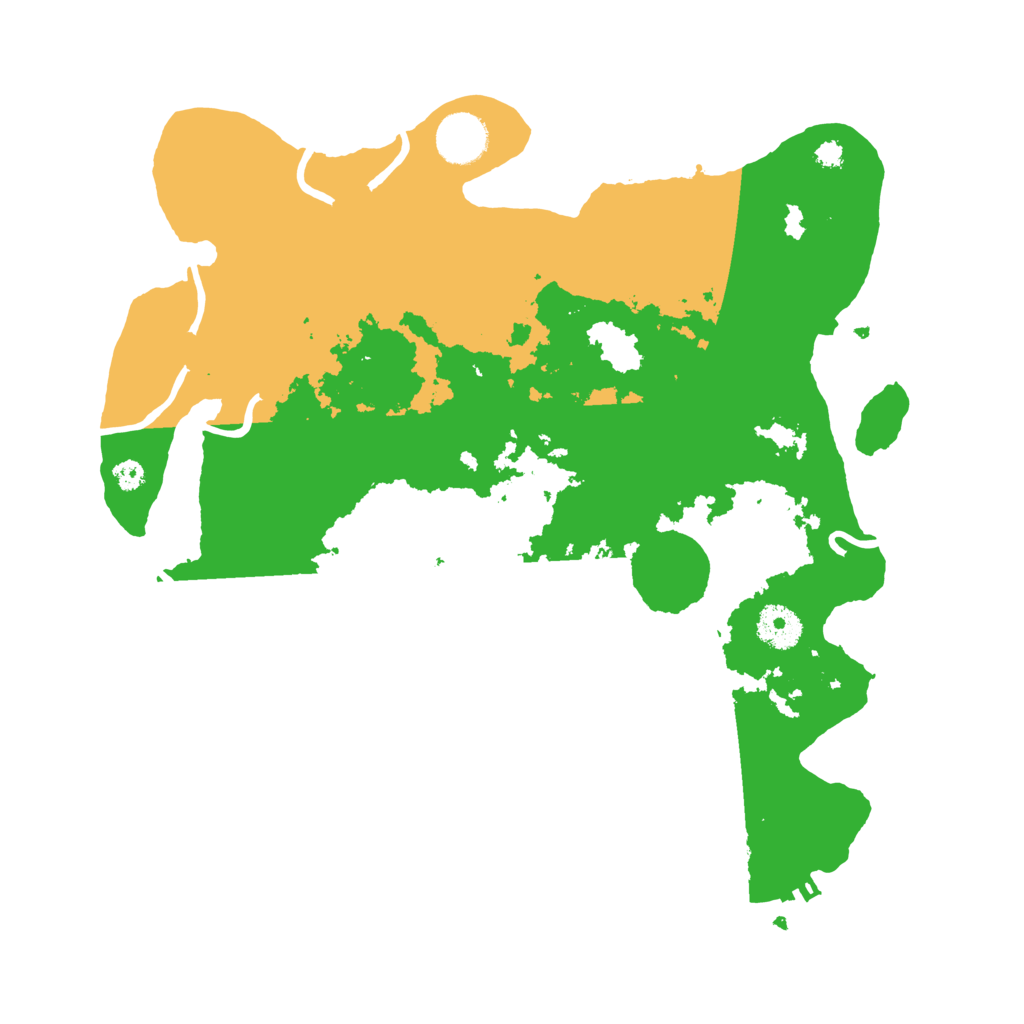 Biome Rust Map: Procedural Map, Size: 3500, Seed: 73832789