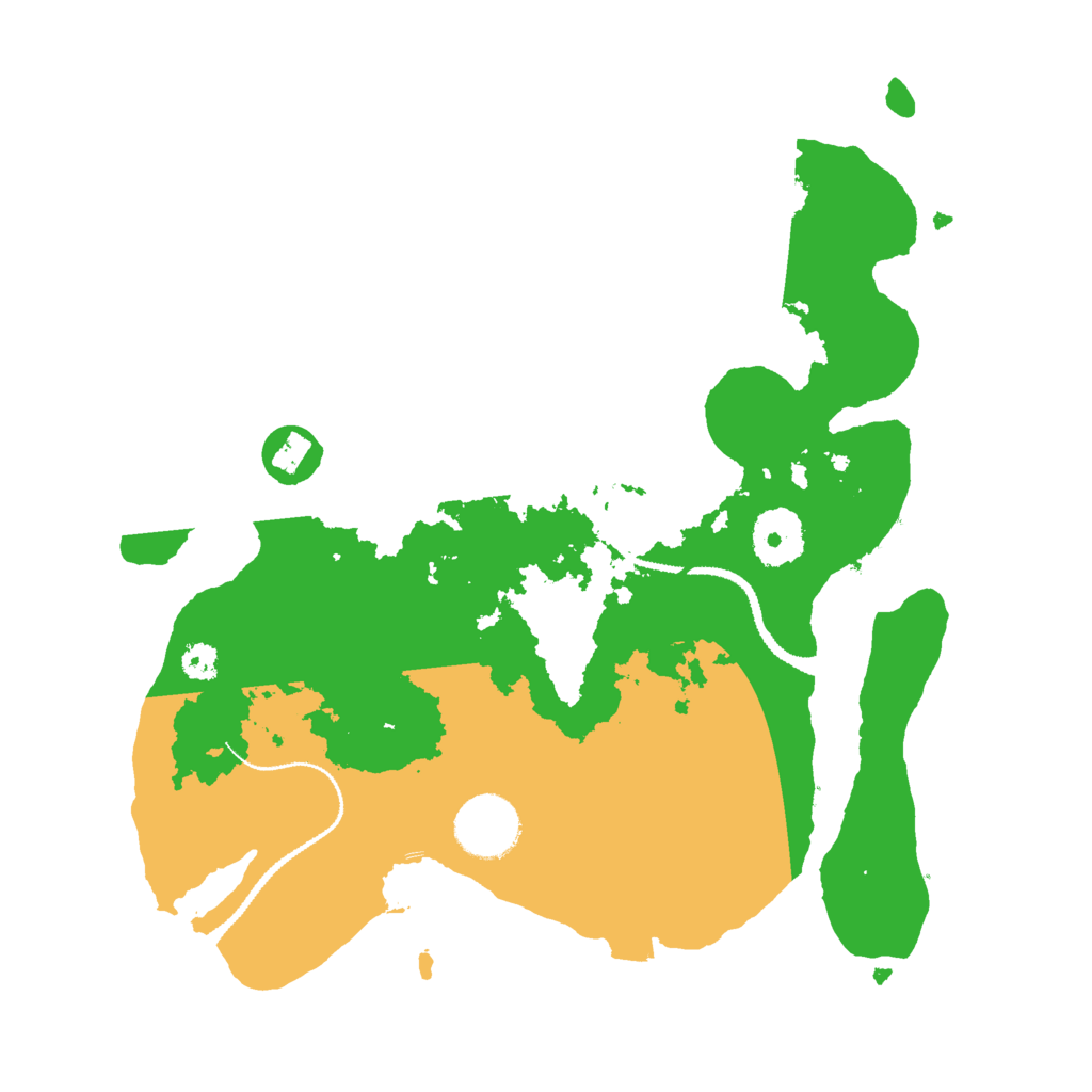 Biome Rust Map: Procedural Map, Size: 3000, Seed: 1546973517