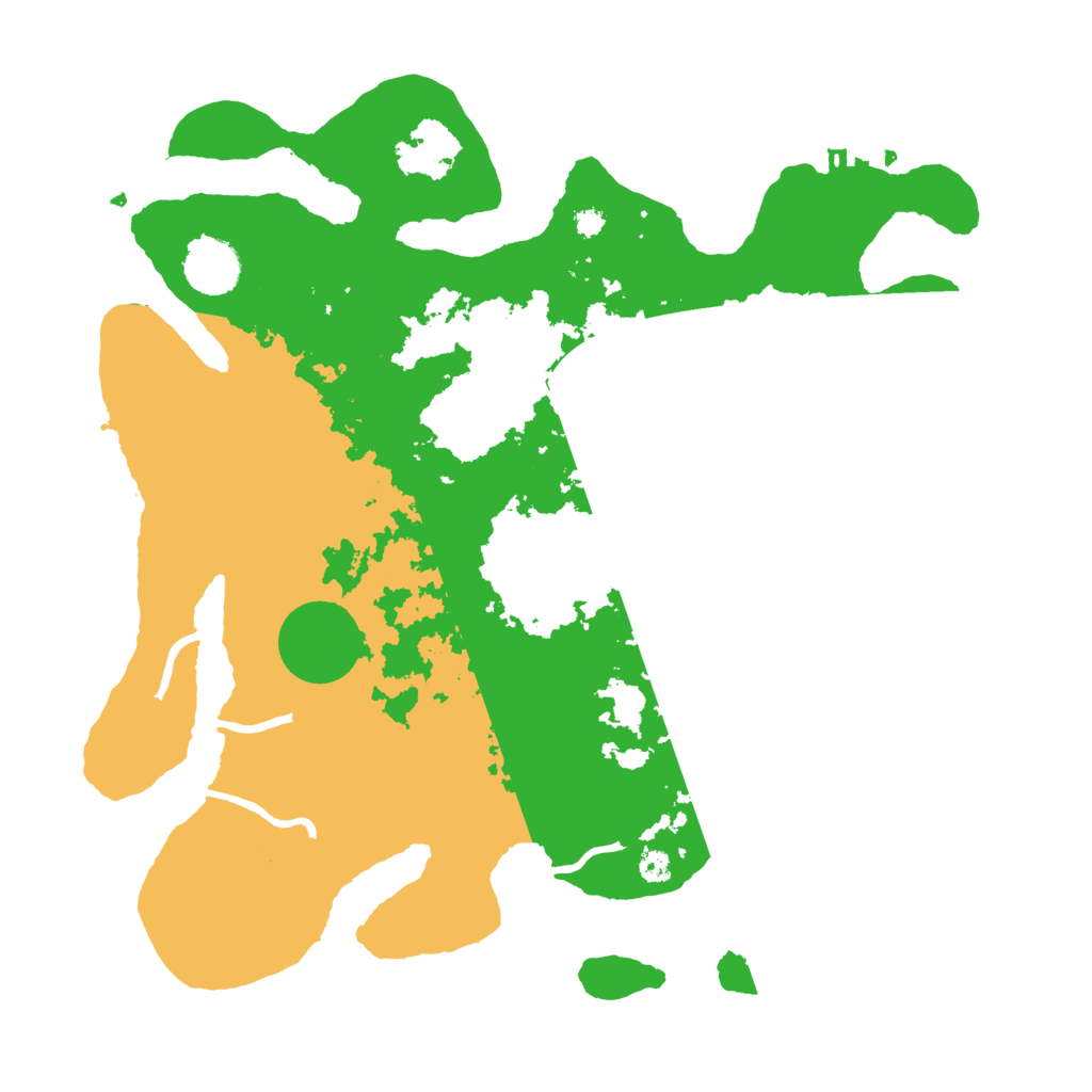 Biome Rust Map: Procedural Map, Size: 3500, Seed: 7448667