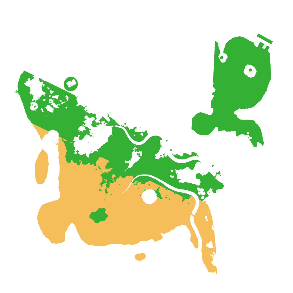 Biome Rust Map: Procedural Map, Size: 3560, Seed: 45353