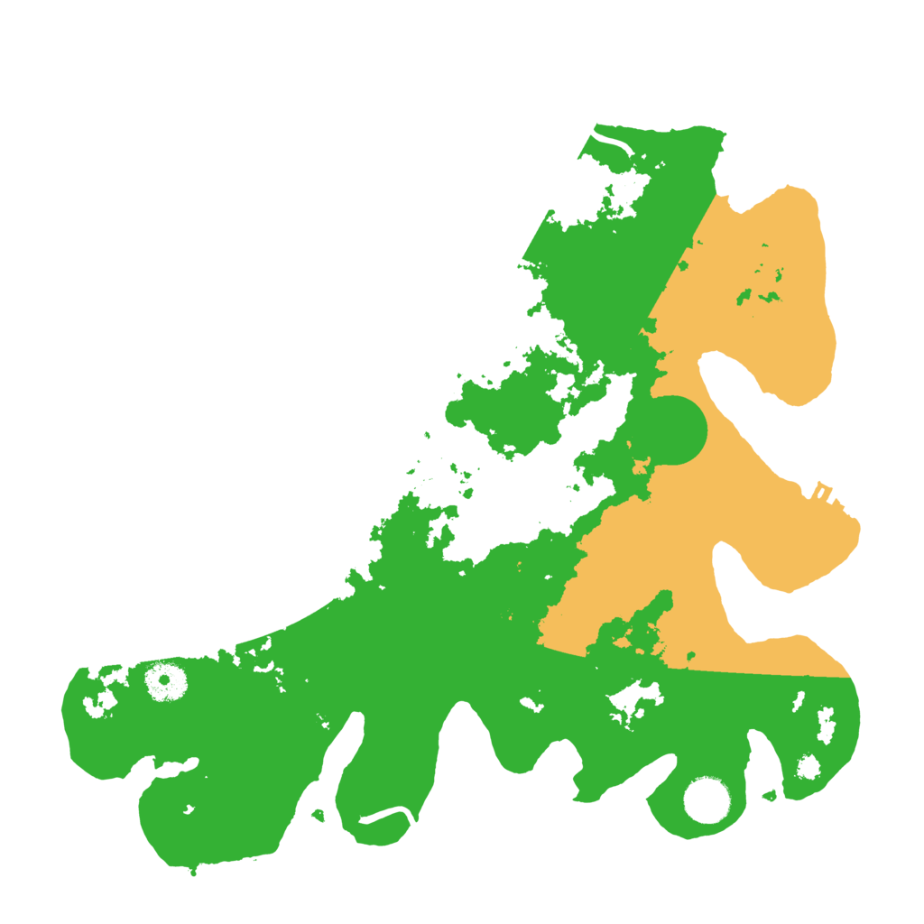 Biome Rust Map: Procedural Map, Size: 3500, Seed: 808360790