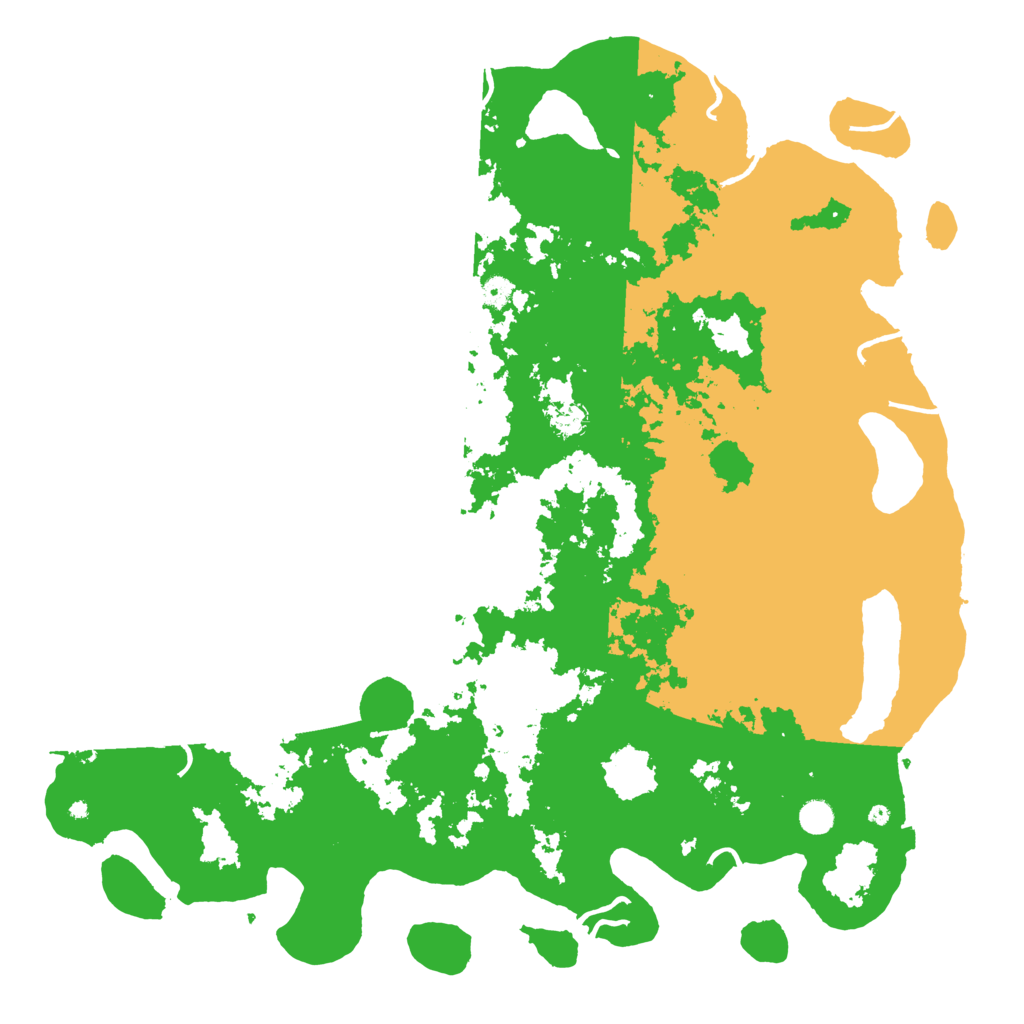 Biome Rust Map: Procedural Map, Size: 5200, Seed: 67895