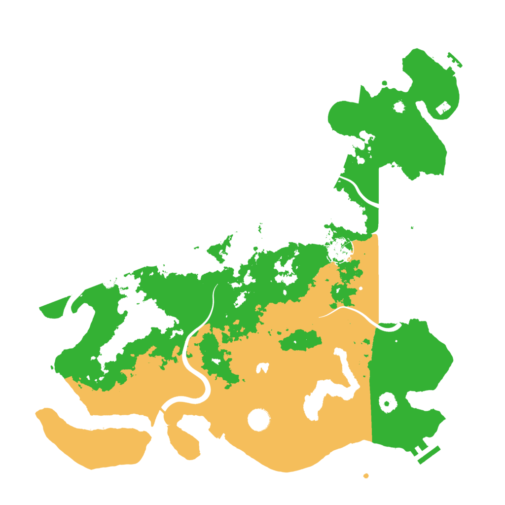 Biome Rust Map: Procedural Map, Size: 4000, Seed: 234598751