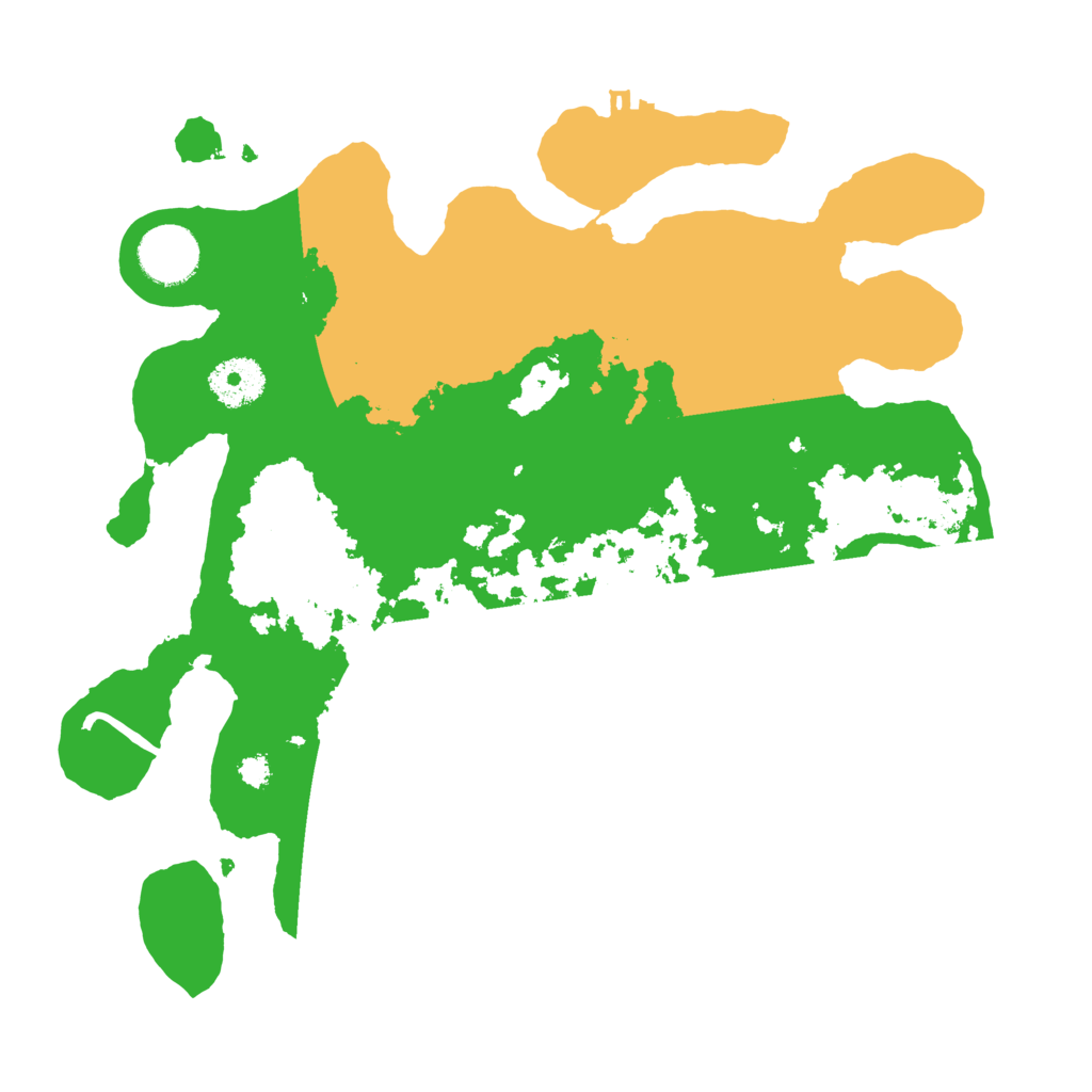 Biome Rust Map: Procedural Map, Size: 3200, Seed: 90761