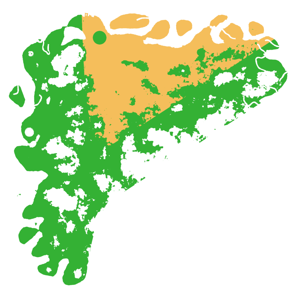 Biome Rust Map: Procedural Map, Size: 6000, Seed: 51018048