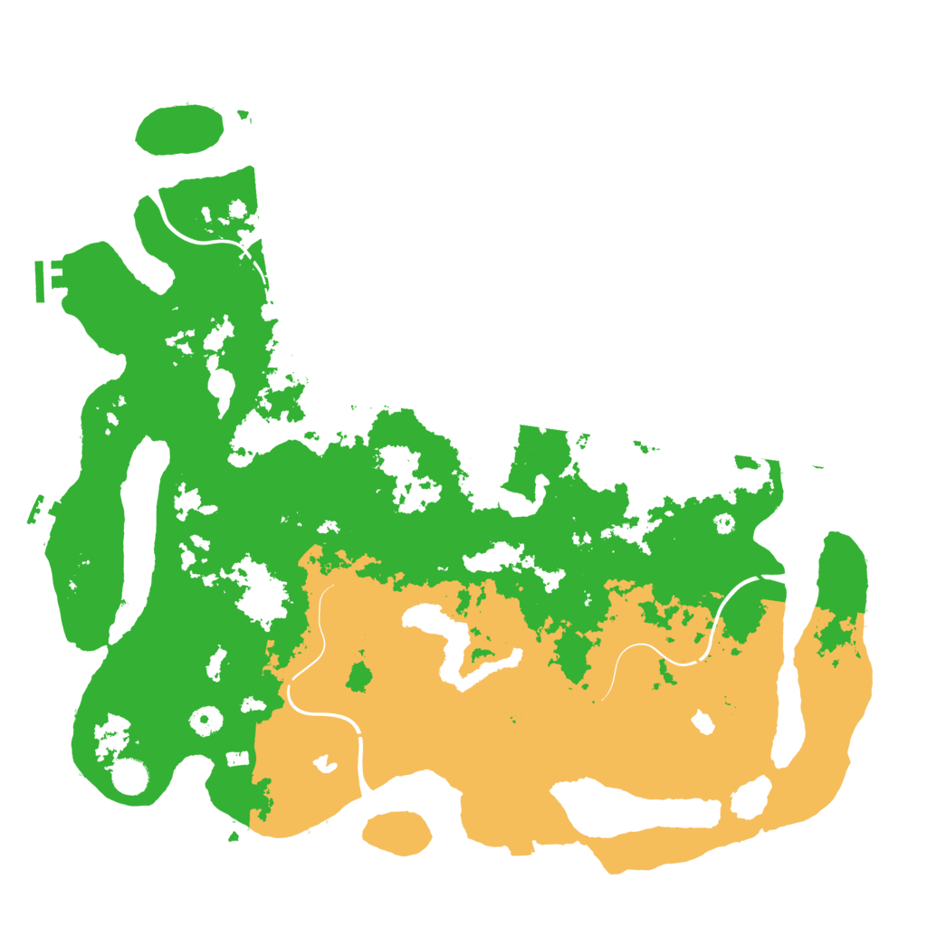 Biome Rust Map: Procedural Map, Size: 4500, Seed: 24213276