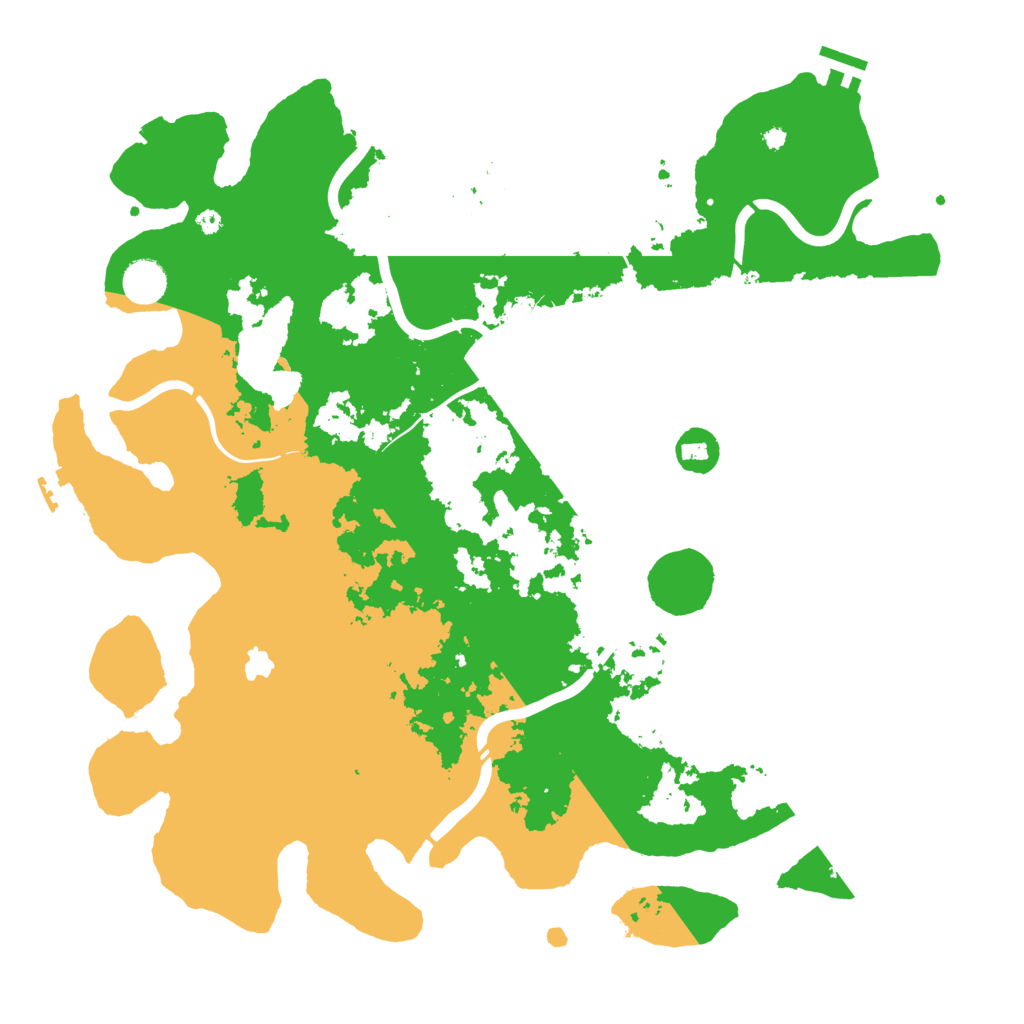 Biome Rust Map: Procedural Map, Size: 4250, Seed: 1853506164