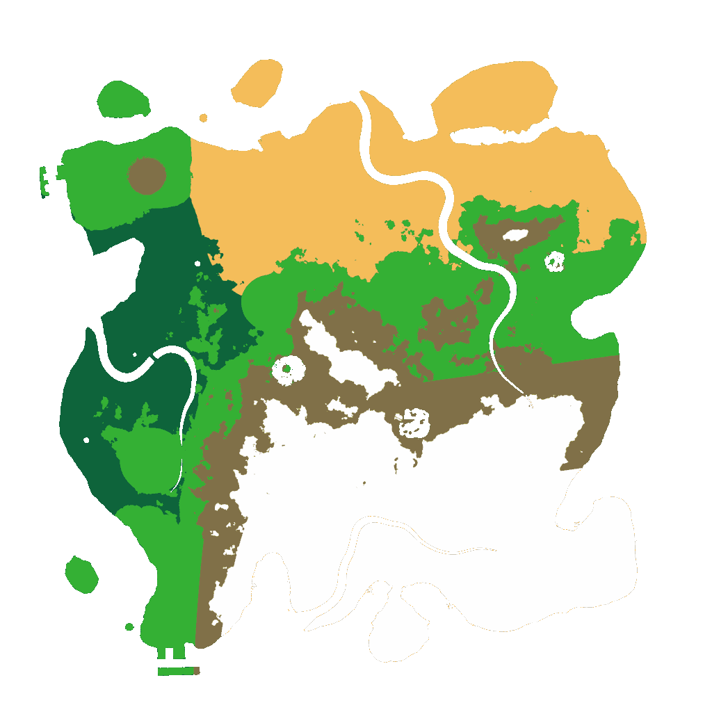 Biome Rust Map: Procedural Map, Size: 3400, Seed: 50000
