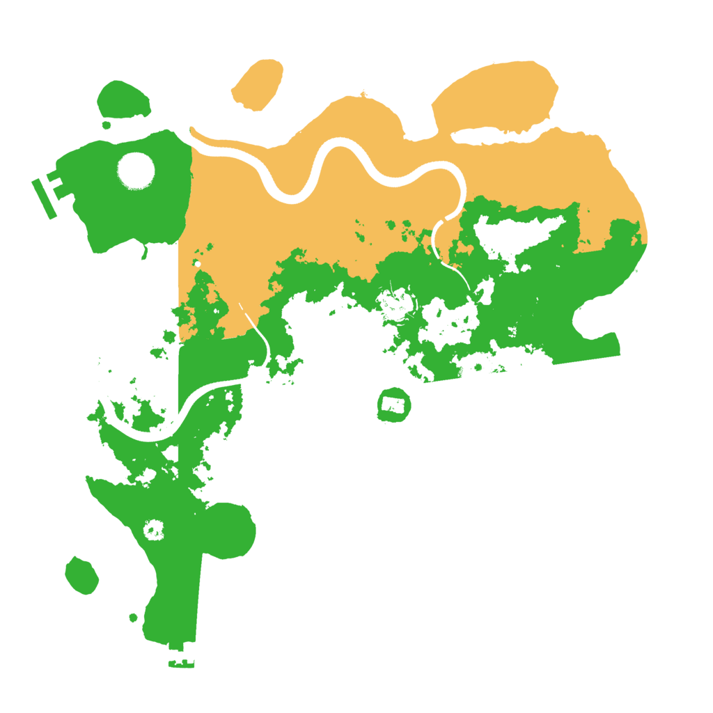Biome Rust Map: Procedural Map, Size: 3400, Seed: 50000