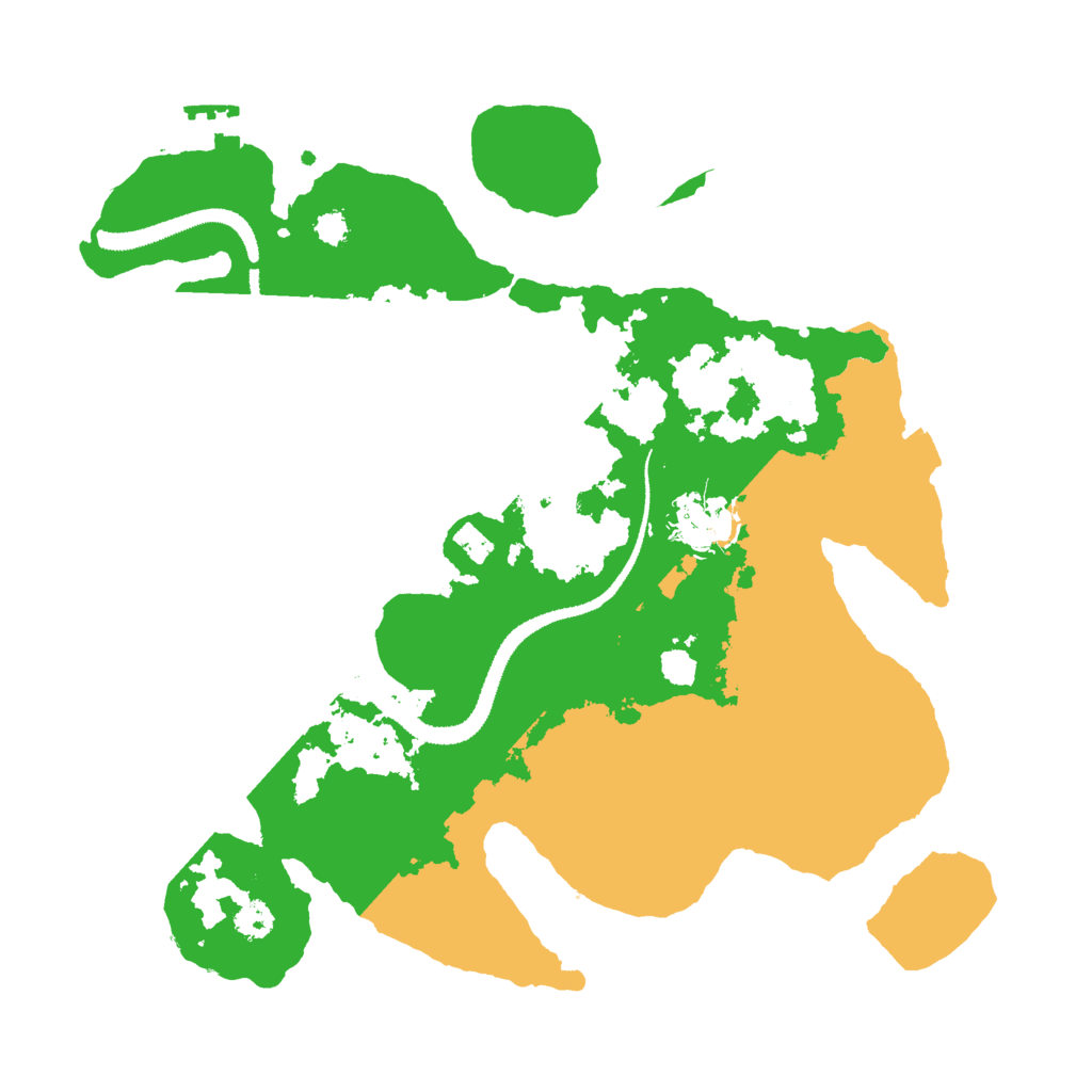 Biome Rust Map: Procedural Map, Size: 3000, Seed: 4091382