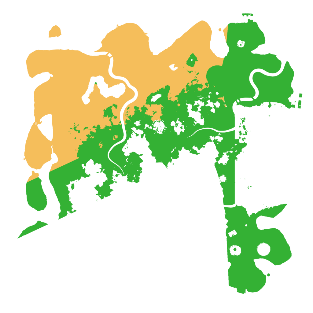 Biome Rust Map: Procedural Map, Size: 4250, Seed: 737209103