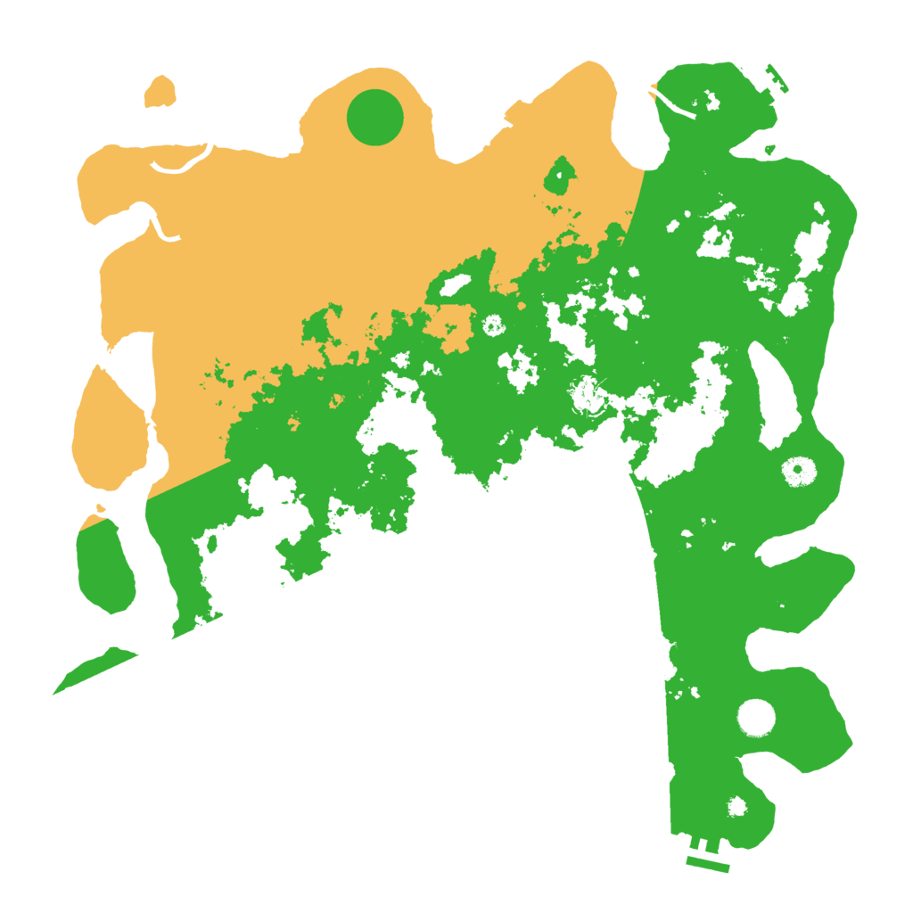 Biome Rust Map: Procedural Map, Size: 4250, Seed: 737209103