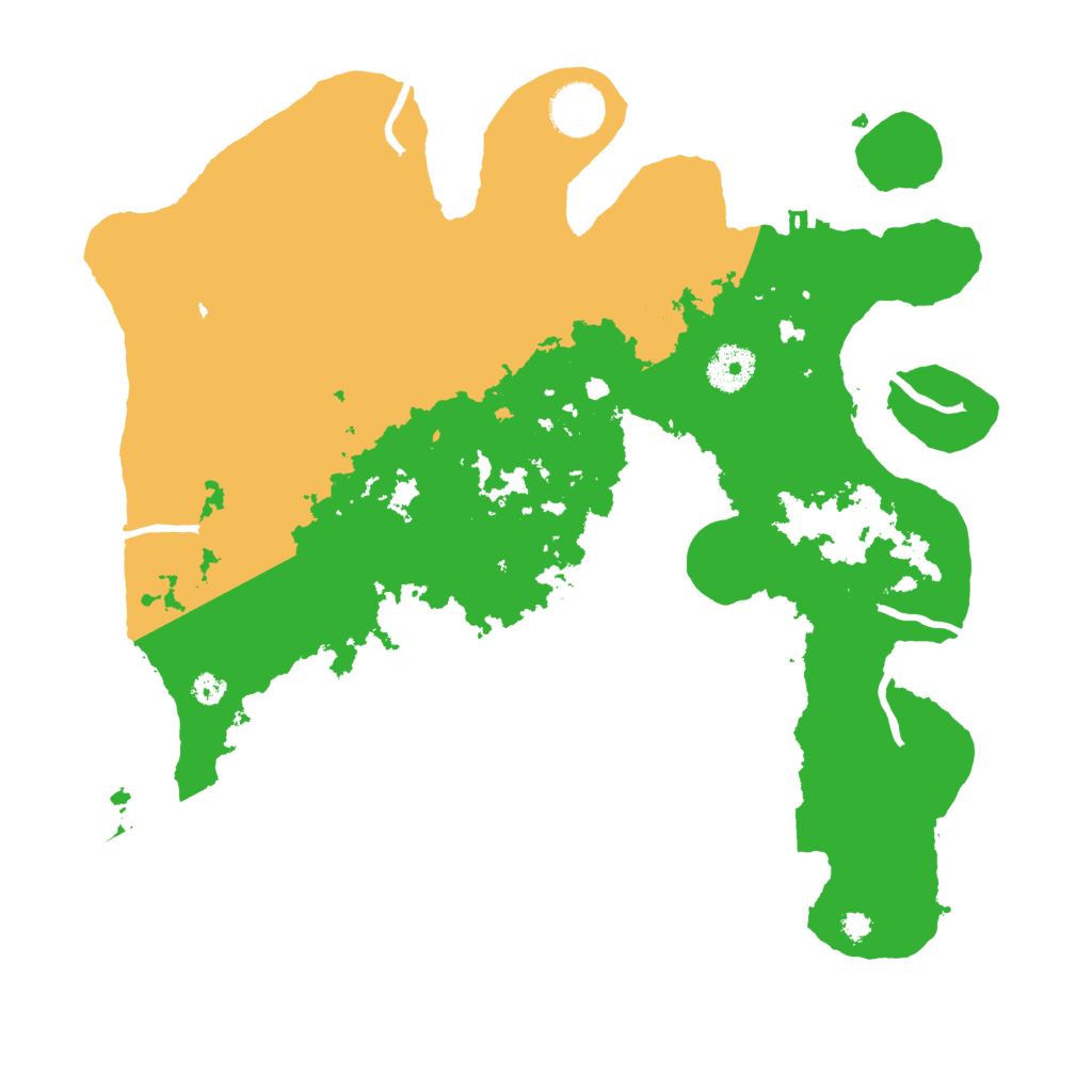 Biome Rust Map: Procedural Map, Size: 3500, Seed: 2016407424