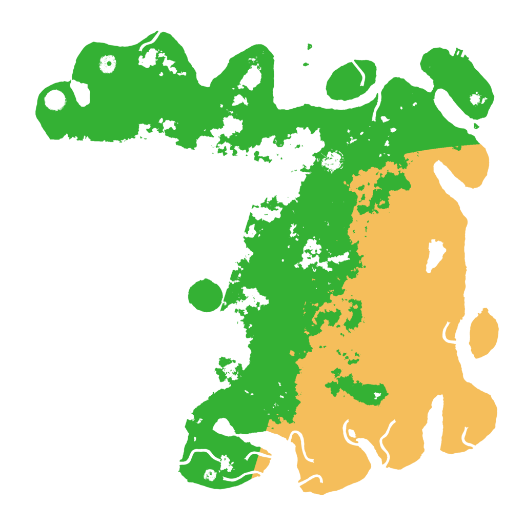 Biome Rust Map: Procedural Map, Size: 4500, Seed: 991782178