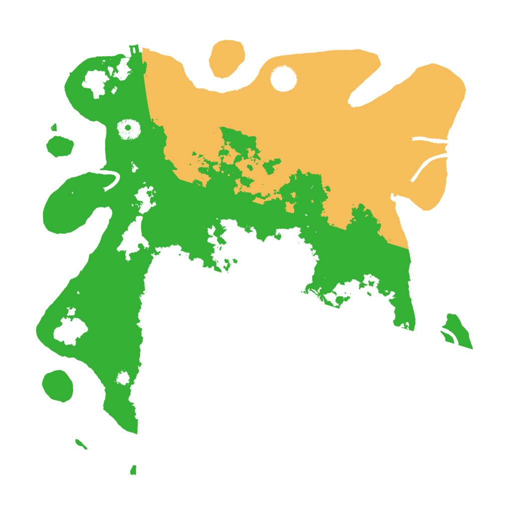 Biome Rust Map: Procedural Map, Size: 3500, Seed: 20221018