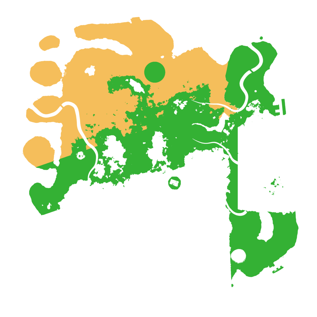 Biome Rust Map: Procedural Map, Size: 4000, Seed: 922304