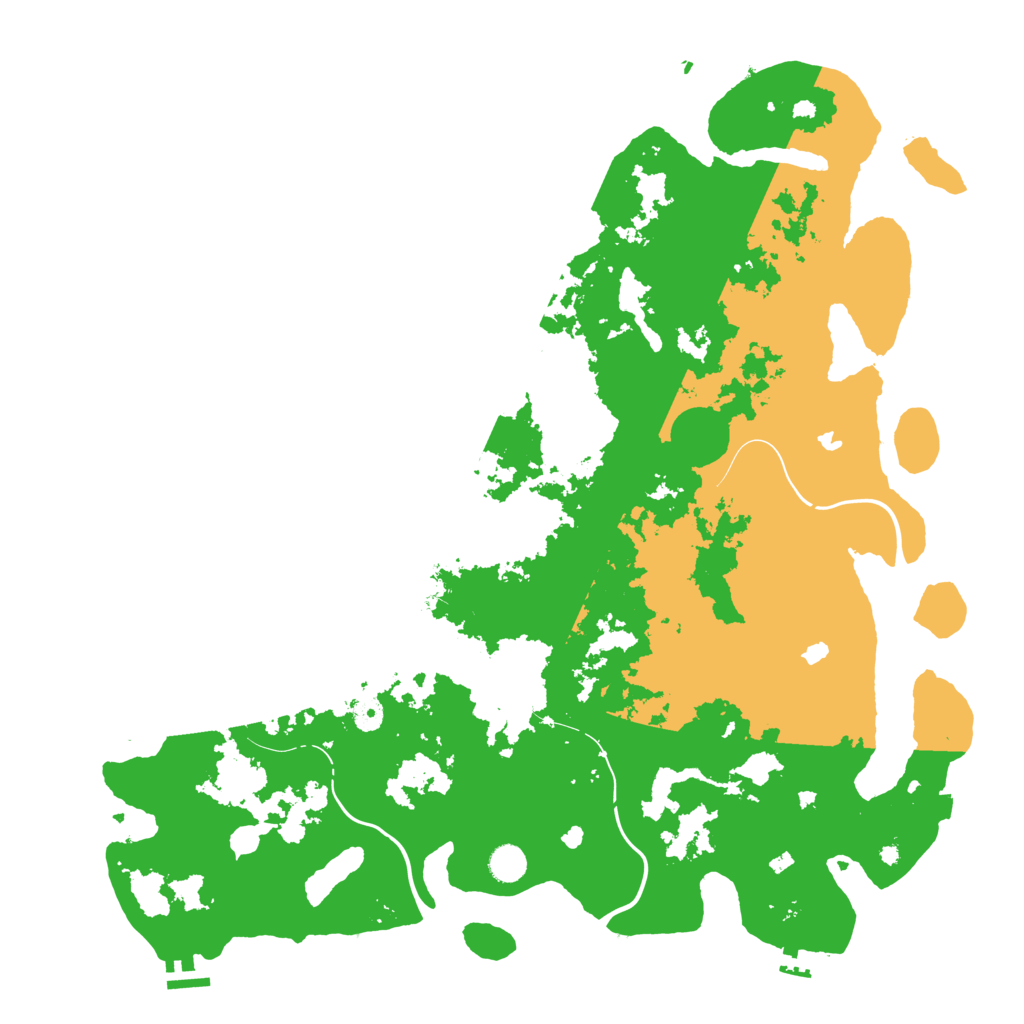 Biome Rust Map: Procedural Map, Size: 4800, Seed: 1182873493