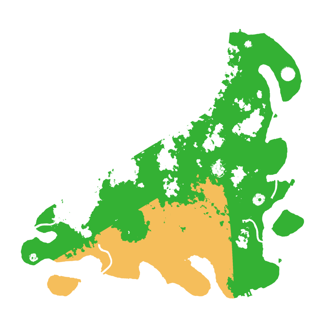 Biome Rust Map: Procedural Map, Size: 4000, Seed: 88995544