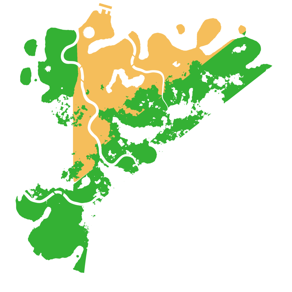 Biome Rust Map: Procedural Map, Size: 4500, Seed: 790307712