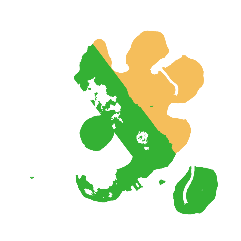 Biome Rust Map: Procedural Map, Size: 2000, Seed: 891178695