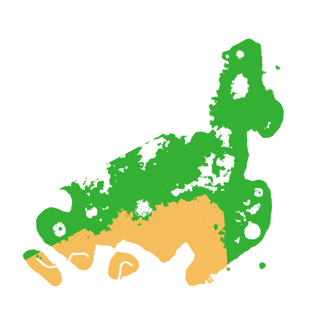 Biome Rust Map: Procedural Map, Size: 3500, Seed: 690304769